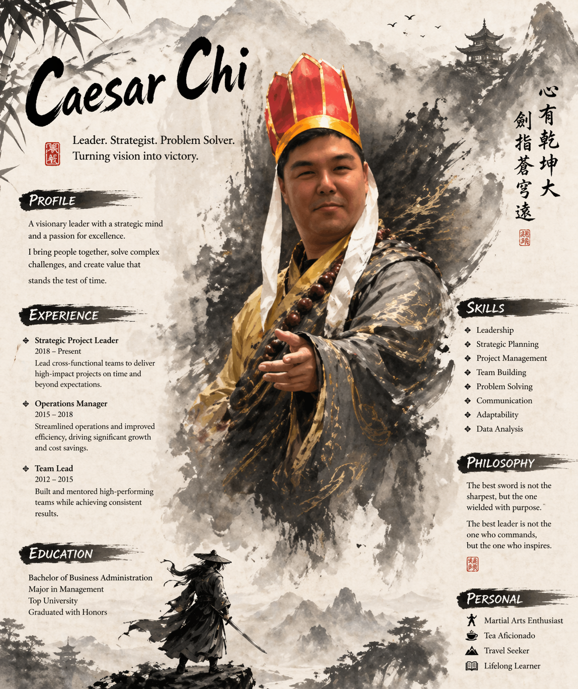 Caesar Chi — portrait (EN)